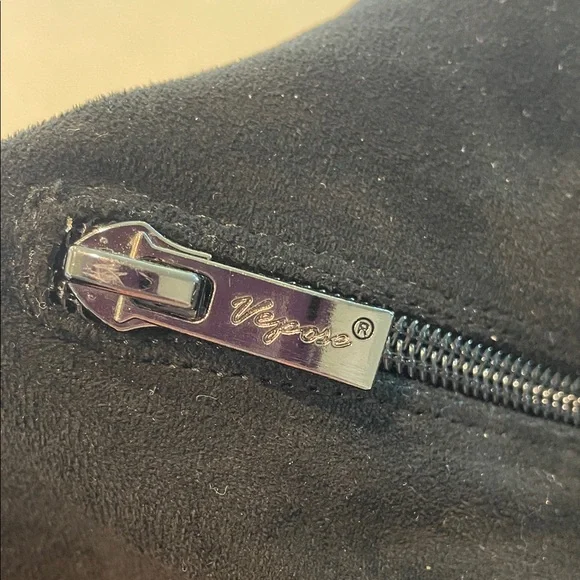 Vepose Black Heeled Boots for Women - Picture 8 of 10